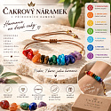 7 Chakra Bracelet Made of Natural Stones – Adjustable Braided Harmony Bracelet