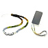 Protection, wealth vitality collection Sara, mobile phone pendant against loss natural stone bead 6 mm / approx. 41 cm