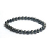 Pyrite bracelet elastic natural stone, ball 6 mm / 16-17 cm, master of self-confidence and abundance