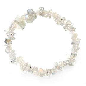 Labradorite bracelet elastic chopped natural stone 19 cm, AA quality, stone of transformation Labradorite bracelet elastic chopped natural stone 19 cm, AA quality, stone of transformation
