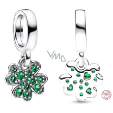 Charm Sterling silver 925 Quatrefoil, lucky bracelet pendant Charm Sterling silver 925 Quatrefoil, lucky bracelet pendant