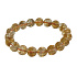 Azeztulite purple bracelet 8 - 9 mm / 16 - 17 cm, high frequency energy