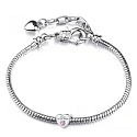 Charm Sterling Silver 925 Granddaughter Loves You Forever Heart, Bead for Family Bracelet