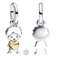 Charm Sterlingové stříbro 925 Happy Boy - šťastný chlapec, přívěsek na náramek rodina