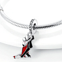 Charm Sterling silver 925 Dancing couple, pendant on bracelet interests