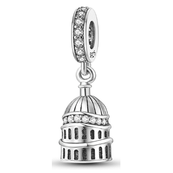 Sterling silver 925 London St. Pavla, travel bracelet pendant