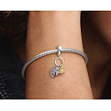 Sterling silver 925 Spanish Icon, 3in1 travel bracelet pendant