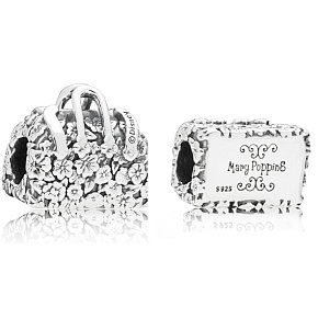 Sterling silver 925 Disney Mary Poppins Magic Bag, bead for bracelet Sterling silver 925 Disney Mary Poppins Magic Bag, bead for bracelet