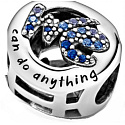 Charm Sterling silver 925 The power is in me, bead on bracelet symbol