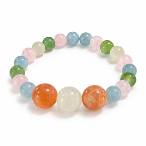 Bracelet with a story – I love you, daughter, natural minerals, 8 mm bead / wrist 14–15 cm Bracelet with a story – I love you, daughter, natural minerals, 8 mm bead / wrist 14–15 cm
