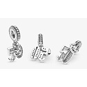 Charm Sterling silver 925 50 years of love, 2in1 anniversary bracelet pendant