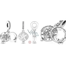 Charm Sterling silver 925 Magnified Star, 2in1 space bracelet pendant Charm Sterling silver 925 Magnified Star, 2in1 space bracelet pendant