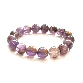Auralite 23 bracelet elastic natural stone, ball 12 mm / 21 - 22 cm, one of the most powerful stones on the planet