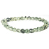 Prehnit with epidote bracelet elastic natural stone, ball 6 mm / 16 - 17 cm, pure mind stone