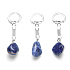 Sodalite keychain pendant natural stone approx. 10 cm 1 piece, stone communication