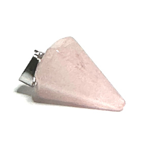 Rose pendulum natural stone 2,2 cm, stone of love