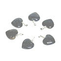 Sodalite Heart pendant natural stone 15 mm, 1 piece, stone communication