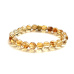 Citrine bracelet elastic natural stone, ball 8 mm / 16-17 cm, AA quality, stone of abundance, success