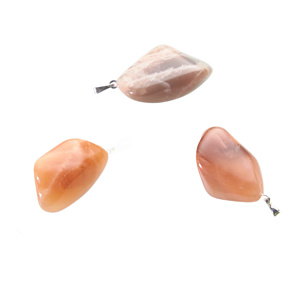 Moonstone Troml pendant natural stone, 2,2 - 3 cm, 1 piece, stone of destiny