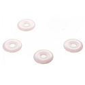 Rose quartz Donut natural stone 30 mm, stone of love