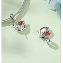 Sterling silver 925 Love of Venice, gondola and gondolier, travel bracelet pendant