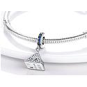Sterling silver 925 Egypt - calling you - Pyramid, Eye of Horus, travel bracelet pendant