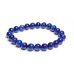 Kyanit blue bracelet elastic natural stone, ball 8 mm / 16-17 cm, stone link