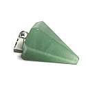 Avanturine green Sideric pendulum natural stone 2,2 cm, lucky stone
