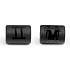 Onyx Gemini zodiac sign, natural stone bracelet pendant, 10 mm 1 piece, life force stone