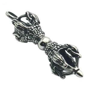 Dorje Vajra five-piece Buddhist stainless steel mallet 61 x 11 mm