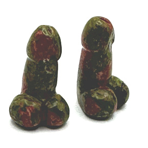 Unakite Penis for happiness, natural stone for building about 3 cm, stone of personal growth and visions Unakite Penis for happiness, natural stone for building about 3 cm, stone of personal growth and visions