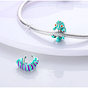 Charm Sterling Silver 925 Thermo - Chameleon that changes colors, bead on bracelet animal