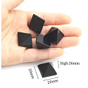 Obsidian Black Pyramid Natural Stone 2 x 2 x 1.6 cm Cleanses - Energy - Harmony - Emotions 1 piece, Stone of Rescue
