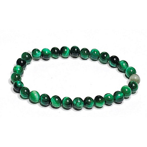Tiger's eye green bracelet elastic natural stone, ball 6 mm / 16-17 cm, stone of the sun and earth, brings luck and wealth Tiger's eye green bracelet elastic natural stone, ball 6 mm / 16-17 cm, stone of the sun and earth, brings luck and wealth