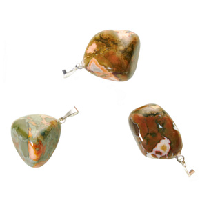 Ryolit Troml pendant natural stone, 2,2-3 cm, 1 piece, stone of clear consciousness