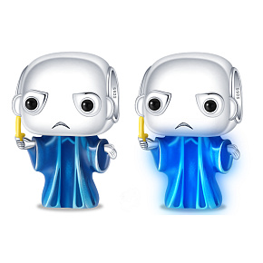 Charm Sterling silver 925 Harry Potter Lord Voldemort, bead for bracelet movie