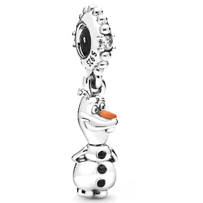 Charm Sterling silver 925 Disney Ice Kingdom, Olaf, movie bracelet pendant Charm Sterling silver 925 Disney Ice Kingdom, Olaf, movie bracelet pendant