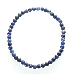 Sodalite bracelet elastic natural stone, ball 4 mm / 19 cm, stone communication Sodalite bracelet elastic natural stone, ball 4 mm / 19 cm, stone communication