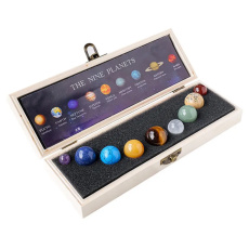 Gemstone Solar System Set 9 planets, energy of healing, health and happiness