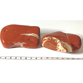 Jasper red Tumbled natural stone 220 - 280 g, 1 piece, full care stone Jasper red Tumbled natural stone 220 - 280 g, 1 piece, full care stone