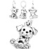 Charm Sterling Silver 925 Dog - Labrador Puppy, Animal Bracelet Pendant