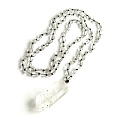 108 Mala Crystal necklace prayer jewelry, natural stone, handmade, stone of stones