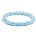 Aquamarine bracelet elastic natural stone, bead 8 mm / 16-17 cm, sailor stone, healing power of the ocean