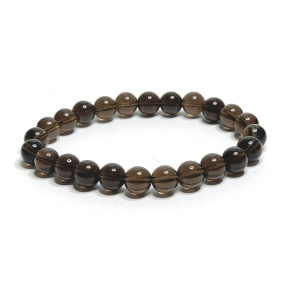 Bracelet elastic natural stone, ball 8 mm / 16 - 17 cm, stone realization of dreams