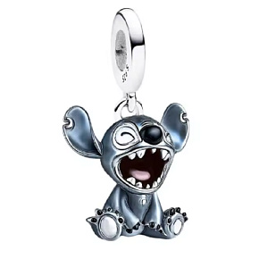 Disney Lilo & Stitch Charm – cheerful Stitch | dangle charm for bracelet, movie