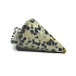 Jasper Dalmatian pendulum natural stone 2,2 cm, stone of positive energy