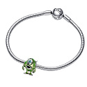 Charm Sterling silver 925 Disney Pixar Monsters Ltd, Mike Wazowski, bracelet bead