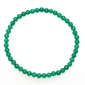 Agate green bracelet elastic natural stone, ball 4 mm / 19 cm, symbolizes the element earth Agate green bracelet elastic natural stone, ball 4 mm / 19 cm, symbolizes the element earth