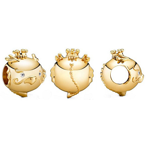 Charm Sterling silver 925 Dragon is the fifth animal in the 12-year cycle of the Chinese zodiac, bead for bracelet