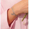 Charm Sterling silver 925 Panther, animal bracelet pendant